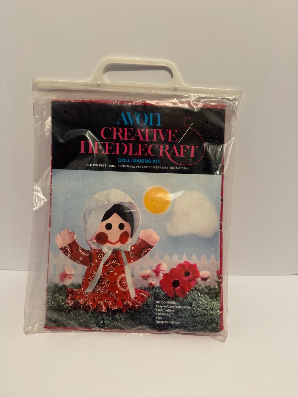 Avon Creative Needlecraft Doll-Making Kit - Black, Pink, Blue & Yellow